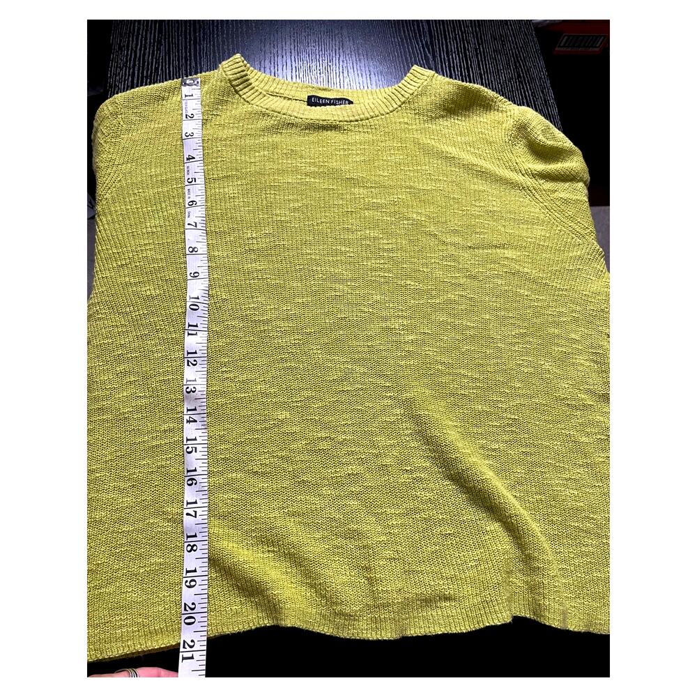 Eileen Fisher Linen Blend Woven Blouse - Picture 8 of 8